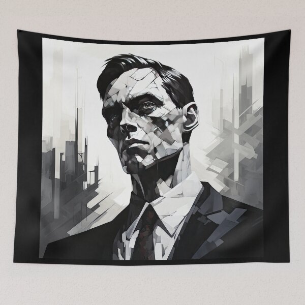 Item preview, Haunting Zombie Portrait Bauhaus Art designed and sold by ArtificialGenes.