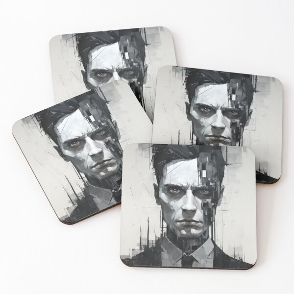Item preview, Haunting Zombie Portrait Bauhaus Art designed and sold by ArtificialGenes.