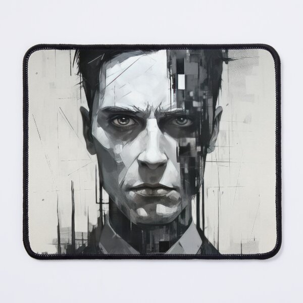 Item preview, Haunting Zombie Portrait Bauhaus Art designed and sold by ArtificialGenes.