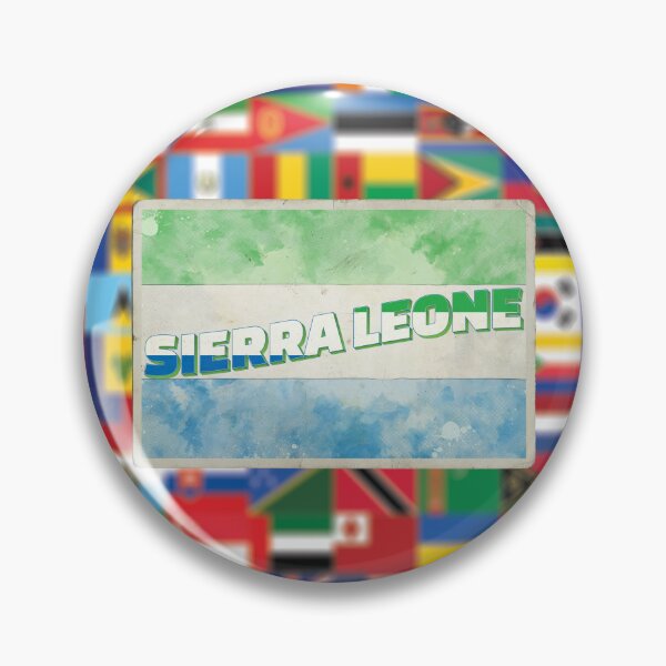 Item preview, Recuerdo retro de estilo vintage de Sierra Leona designed and sold by DeveloperProp0.