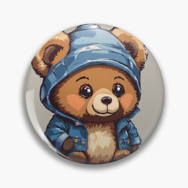 Item preview, little bear with winter jacket designed and sold by biiid.