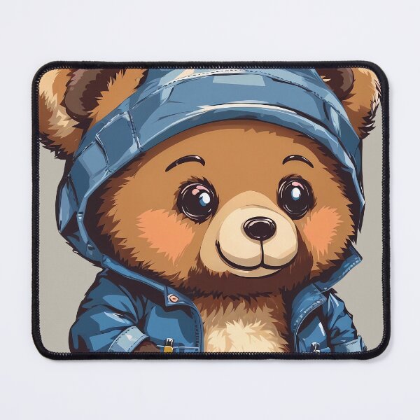 Item preview, little bear with winter jacket designed and sold by biiid.