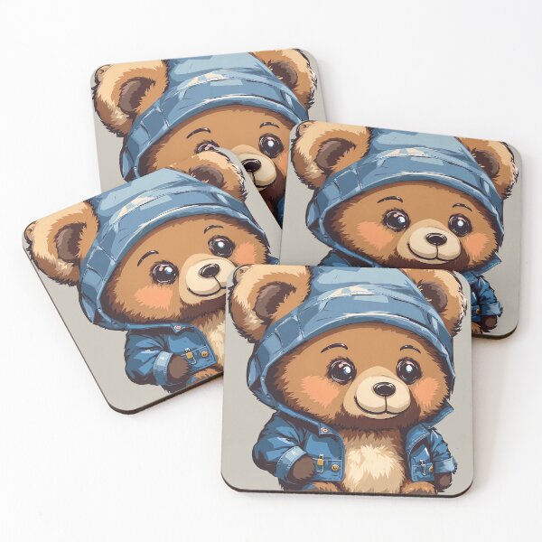 Item preview, little bear with winter jacket designed and sold by biiid.