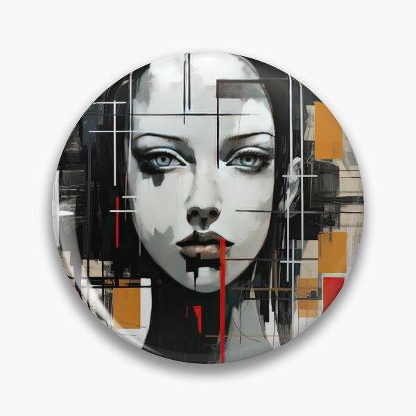 Item preview, Haunting Zombie Portrait Bauhaus Art designed and sold by ArtificialGenes.
