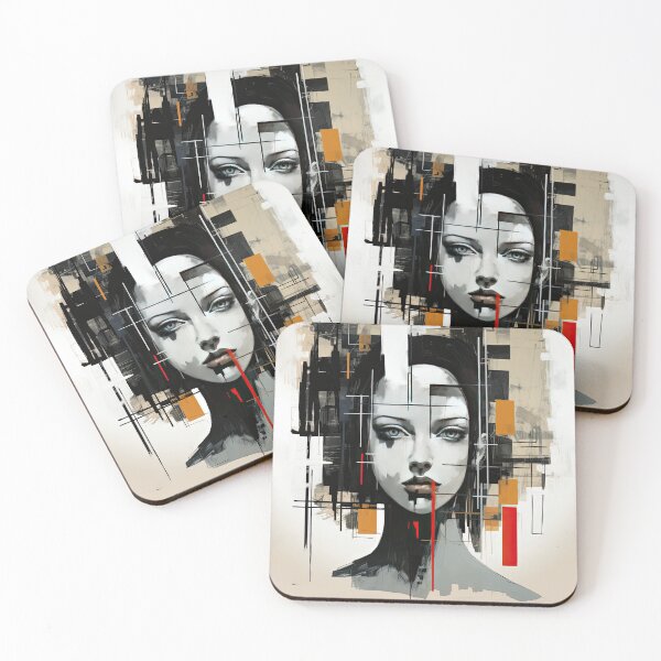 Item preview, Haunting Zombie Portrait Bauhaus Art designed and sold by ArtificialGenes.