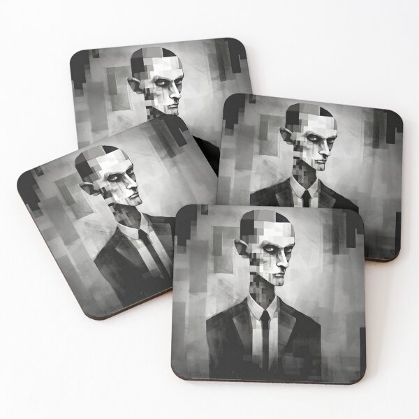 Item preview, Haunting Zombie Portrait Bauhaus Art designed and sold by ArtificialGenes.
