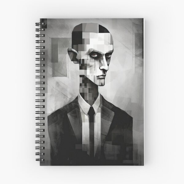 Item preview, Haunting Zombie Portrait Bauhaus Art designed and sold by ArtificialGenes.