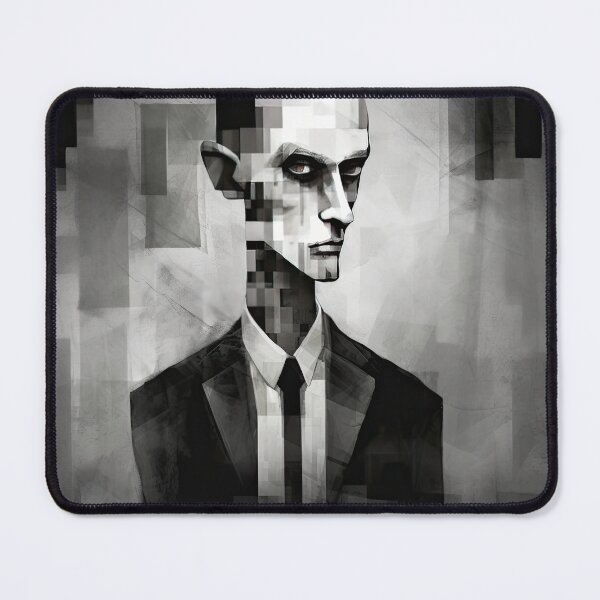 Item preview, Haunting Zombie Portrait Bauhaus Art designed and sold by ArtificialGenes.