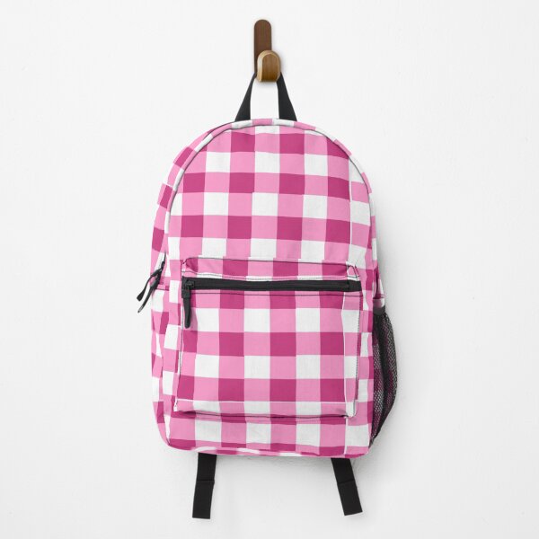 Artikelvorschau, Gingham-Muster, Rosa und Weiß. entworfen und verkauft von Designfs.