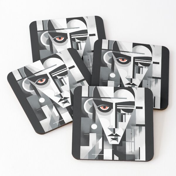 Item preview, Haunting Zombie Portrait Bauhaus Art designed and sold by ArtificialGenes.