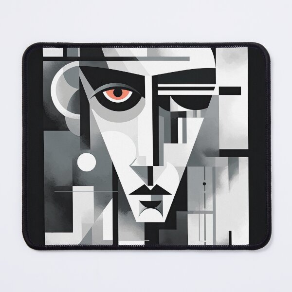 Item preview, Haunting Zombie Portrait Bauhaus Art designed and sold by ArtificialGenes.