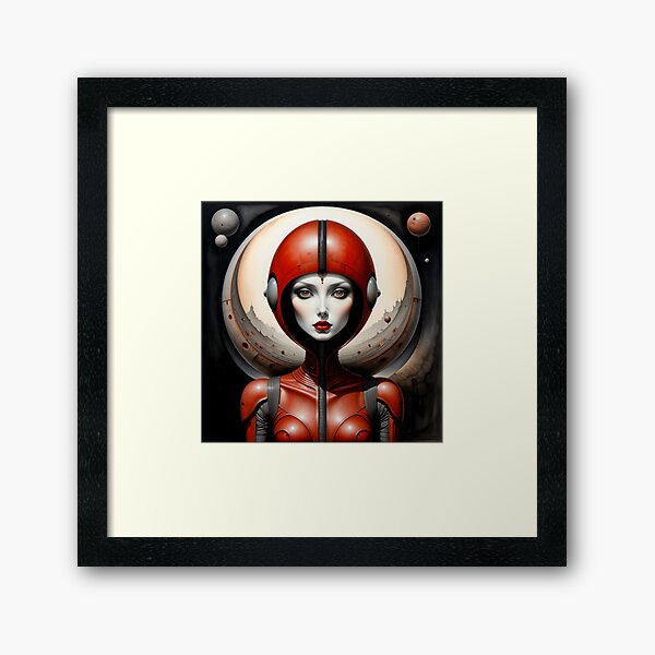 Otherworldly Essence Abstract Fusion Framed Art Print