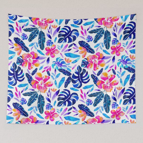Item preview, Island Vibes Pattern- Midnight designed and sold by KatrinMcgooganArt.