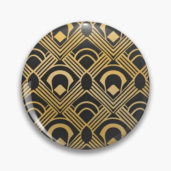 Item preview, Metallic Art Deco Pattern designed and sold by PMCreative.