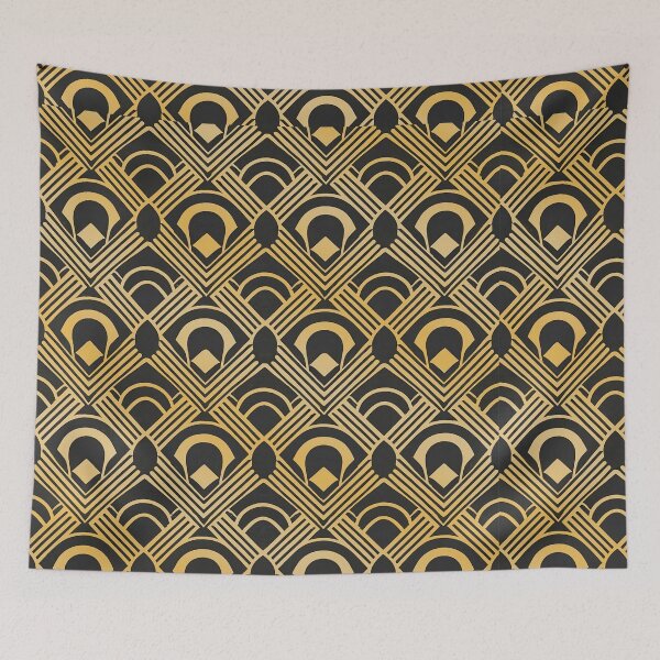 Item preview, Metallic Art Deco Pattern designed and sold by PMCreative.