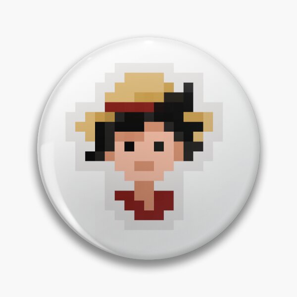 Item preview, Luffy / Luffy One Piece Pixel Art designed and sold by pixlus.