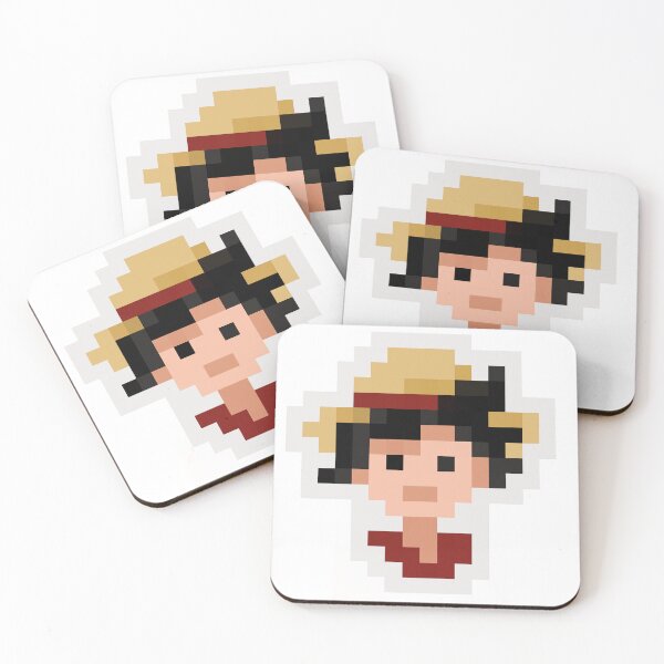 Item preview, Luffy / Luffy One Piece Pixel Art designed and sold by pixlus.