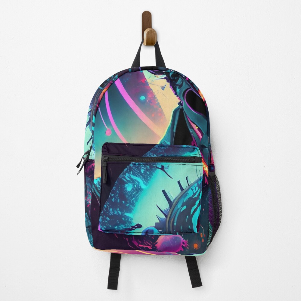 Vista previa del artículo con la obra «Mochila», diseñado y vendido por RaijuEb.