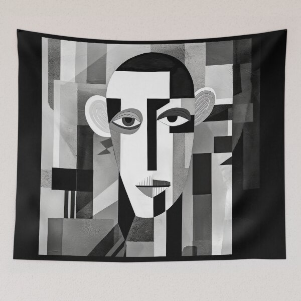 Item preview, Haunting Zombie Portrait Bauhaus Art designed and sold by ArtificialGenes.