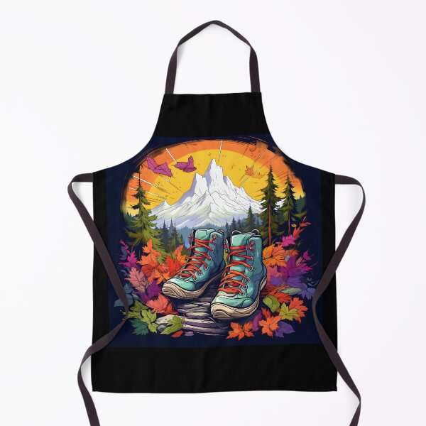 Item preview, Adventure with hiking shoes designed and sold by Trendy-Artistry.