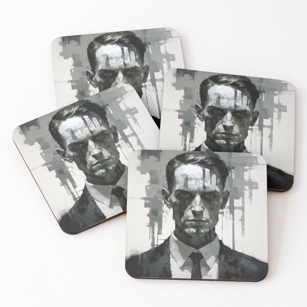 Item preview, Haunting Zombie Portrait Bauhaus Art designed and sold by ArtificialGenes.