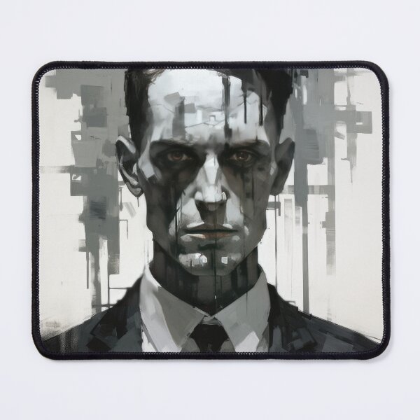 Item preview, Haunting Zombie Portrait Bauhaus Art designed and sold by ArtificialGenes.