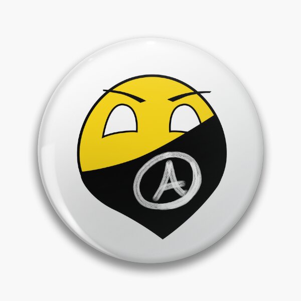 Item preview, Yellow Anarchy Polandball designed and sold by NaNaSpaceStore.