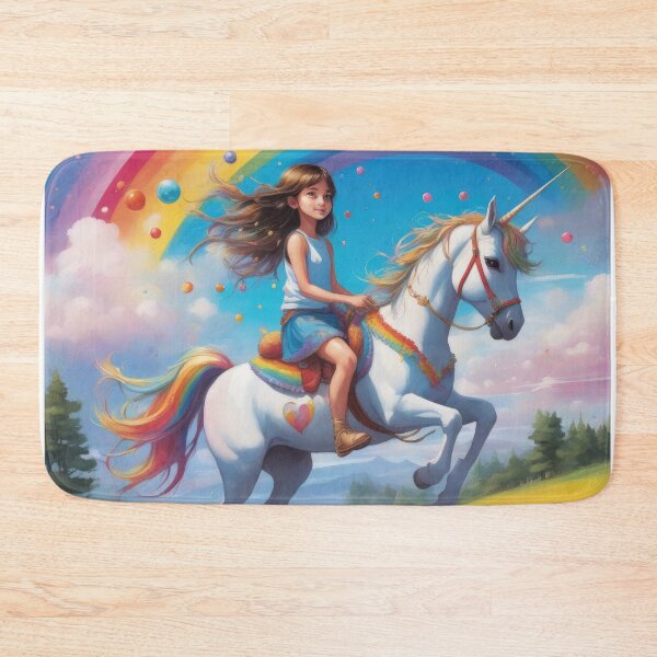 Item preview, Hippie Girl On The Unicorn, Ride The Unicorn designed and sold by Bilisik.