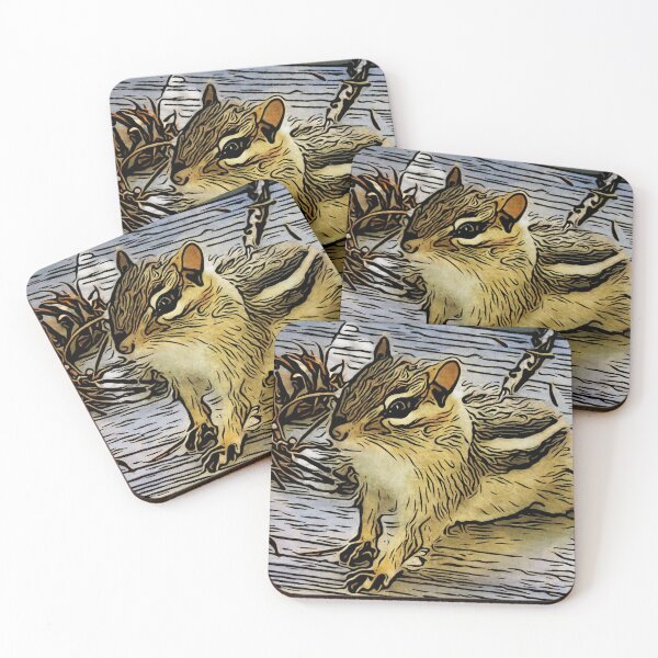 Item preview, Perky Chipmunk on Alert designed and sold by JinjerS.