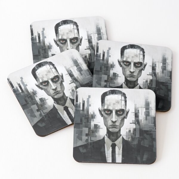 Item preview, Haunting Zombie Portrait Bauhaus Art designed and sold by ArtificialGenes.