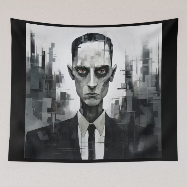 Item preview, Haunting Zombie Portrait Bauhaus Art designed and sold by ArtificialGenes.