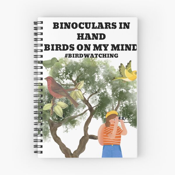 Item preview, Binoculars In Hand Birds On My Mind #BirdWatching T-Shirt designed and sold by SDKreations.