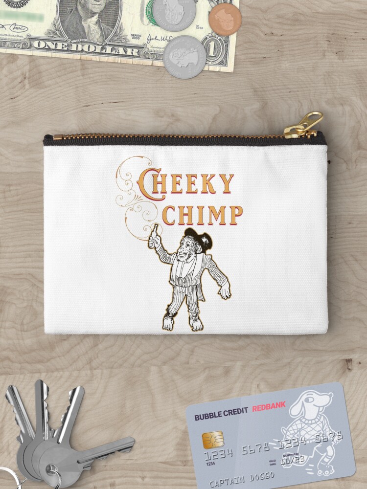 Thumbnail 3 of 4, Zipper Pouch, Cheeky Chimp - The Britannia Panopticon designed and sold by BritPanopticon.