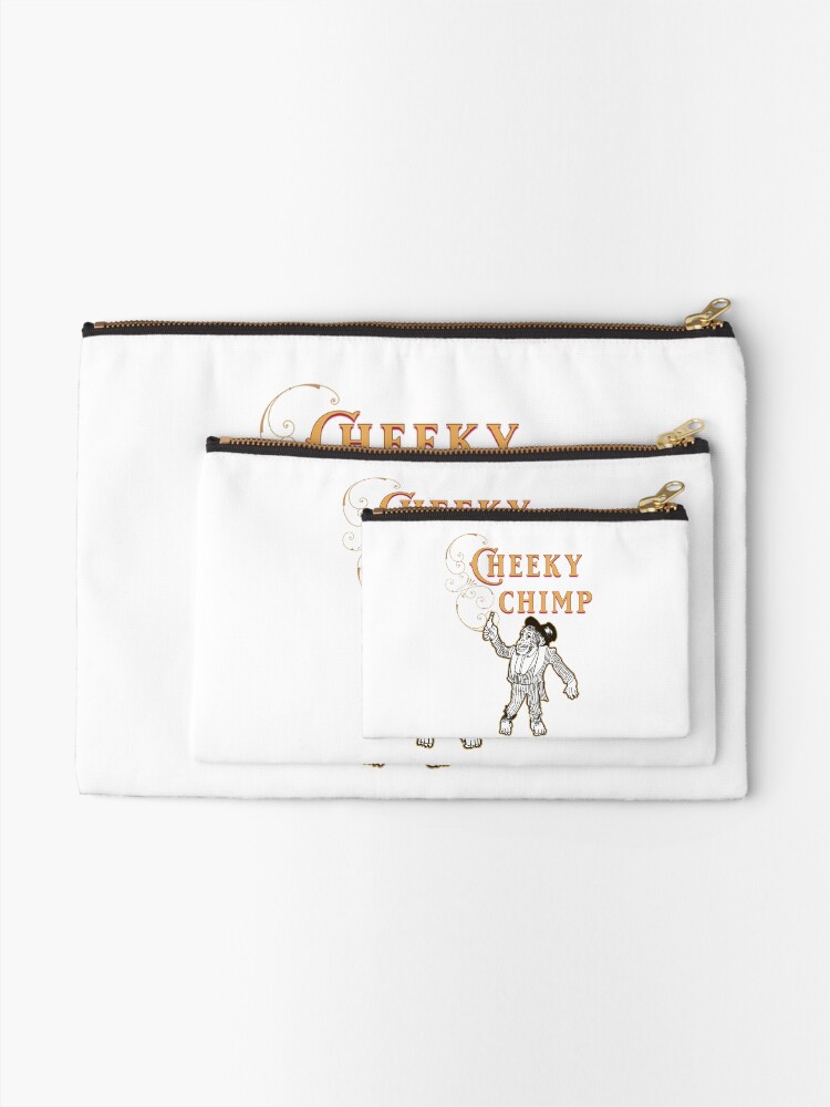 Thumbnail 2 of 4, Zipper Pouch, Cheeky Chimp - The Britannia Panopticon designed and sold by BritPanopticon.