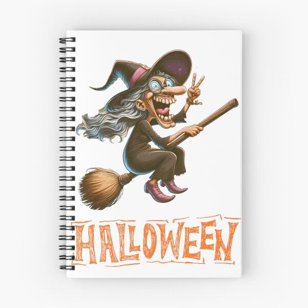 Item preview,  smiling witch on a broomstick designed and sold by Dominik1984.