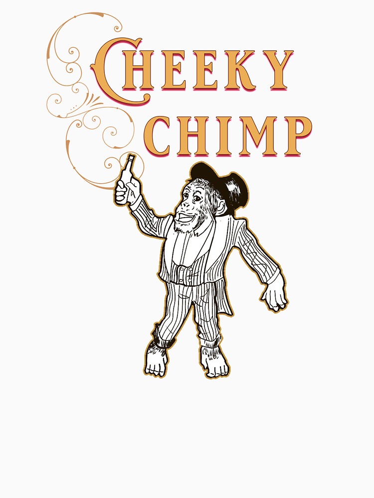 Thumbnail 3 of 3, Baseball ¾ Sleeve T-Shirt, Cheeky Chimp - The Britannia Panopticon designed and sold by BritPanopticon.