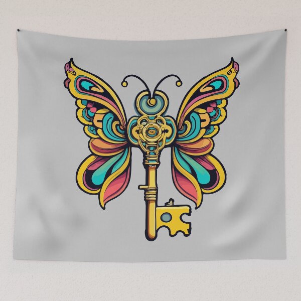 Item preview, Magic Key with Wings designed and sold by CatCoconut-Art.