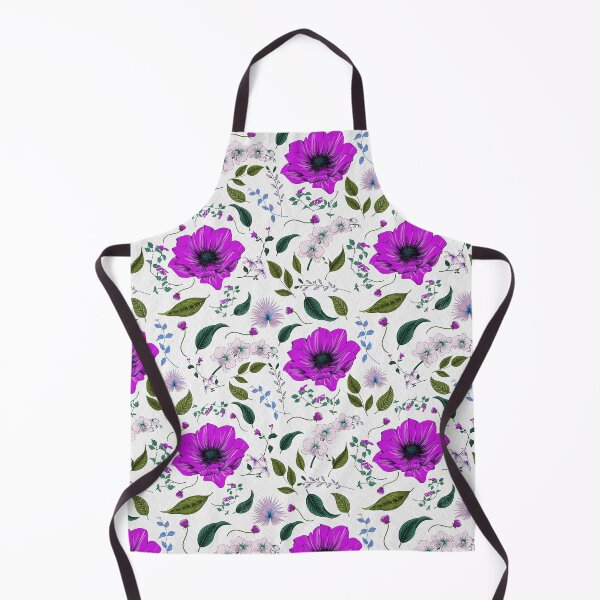 Item preview, Anemones and orchids in purple by Béatrice Bisiaux designed and sold by BEATRICE BISIAUX.