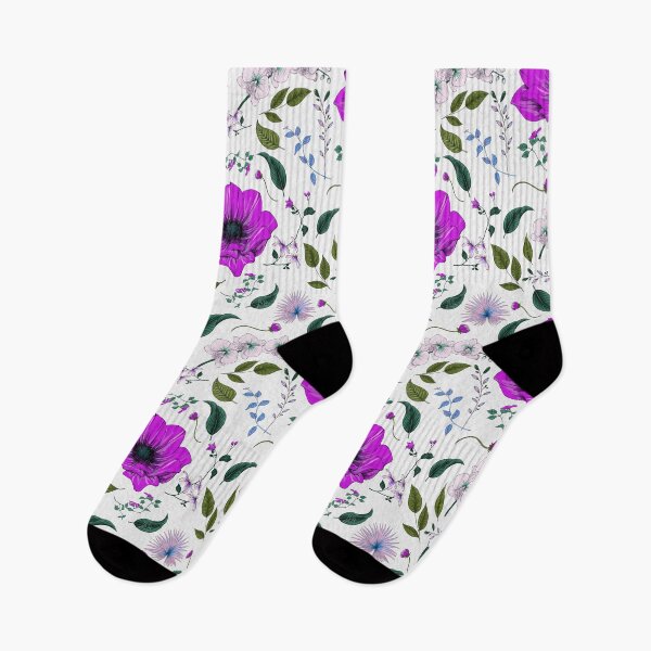 Item preview, Anemones and orchids in purple by Béatrice Bisiaux designed and sold by BEATRICE BISIAUX.