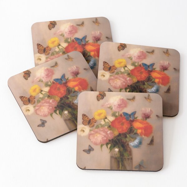 Item preview, Butterflies Inspired by Odilon Redon designed and sold by Peonysunday.