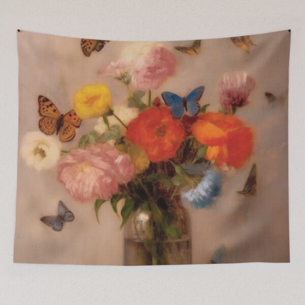 Item preview, Butterflies Inspired by Odilon Redon designed and sold by Peonysunday.