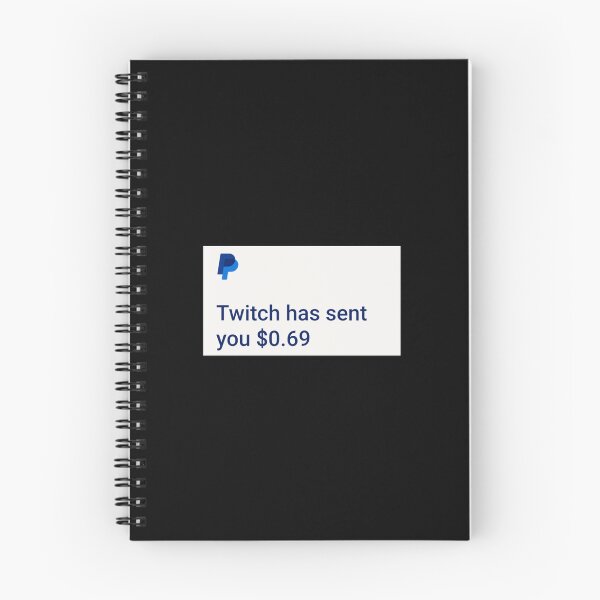 Item preview, Twitch has sent you $0.69 designed and sold by MnstrMerch.