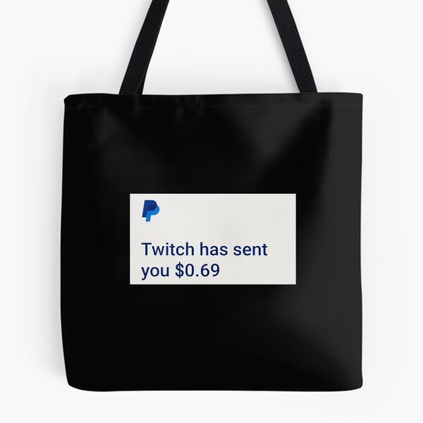 Item preview, Twitch has sent you $0.69 designed and sold by MnstrMerch.