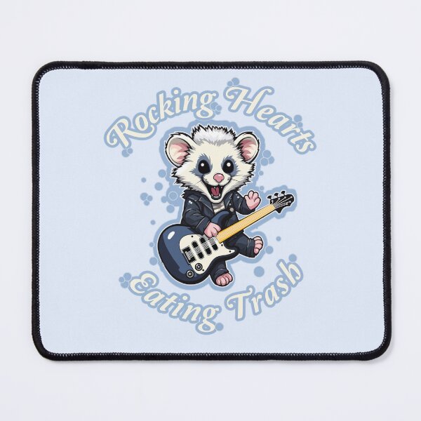 Item preview, Rocking Hearts and Eating Trash Possum Punk designed and sold by TheFoxyWolfShop.
