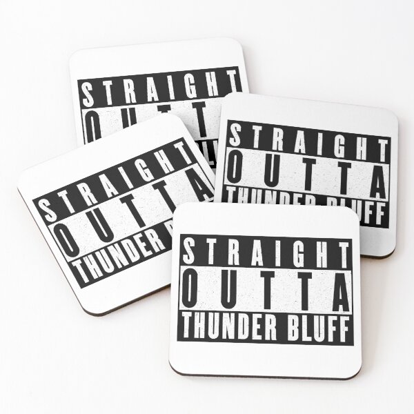 Item preview, Funny Warcraft Straight Outta Thunder Bluff Design designed and sold by jmtees6.