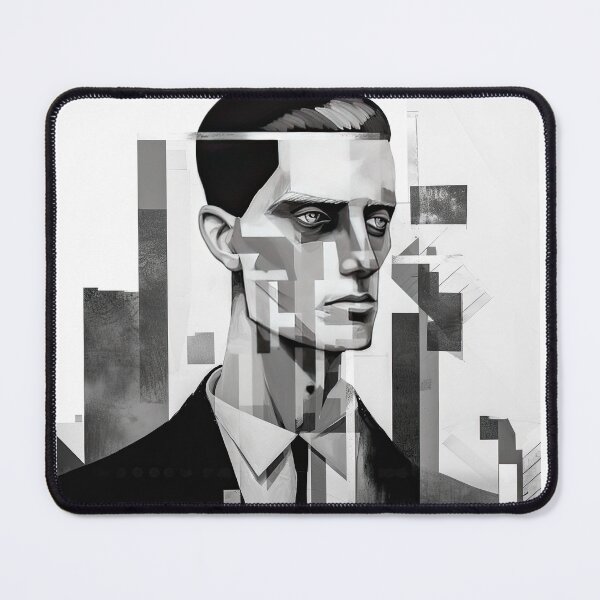 Item preview, Haunting Zombie Portrait Bauhaus Art designed and sold by ArtificialGenes.