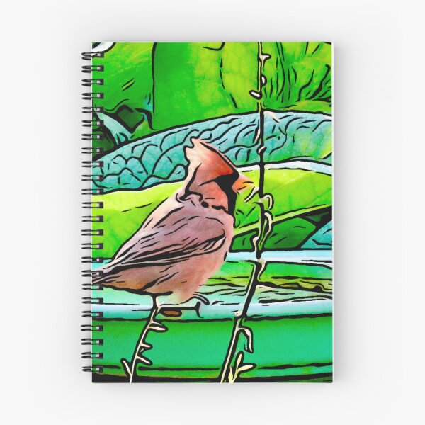 Item preview, Cardinal at the Birdbath designed and sold by JinjerS.