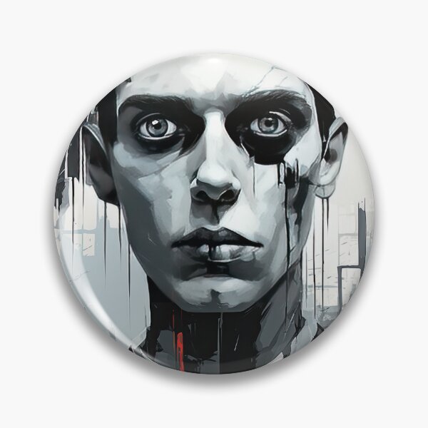 Item preview, Haunting Zombie Portrait Bauhaus Art designed and sold by ArtificialGenes.