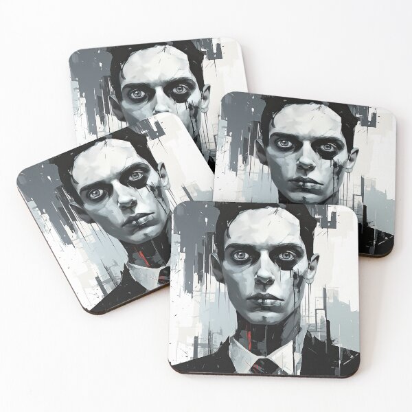 Item preview, Haunting Zombie Portrait Bauhaus Art designed and sold by ArtificialGenes.