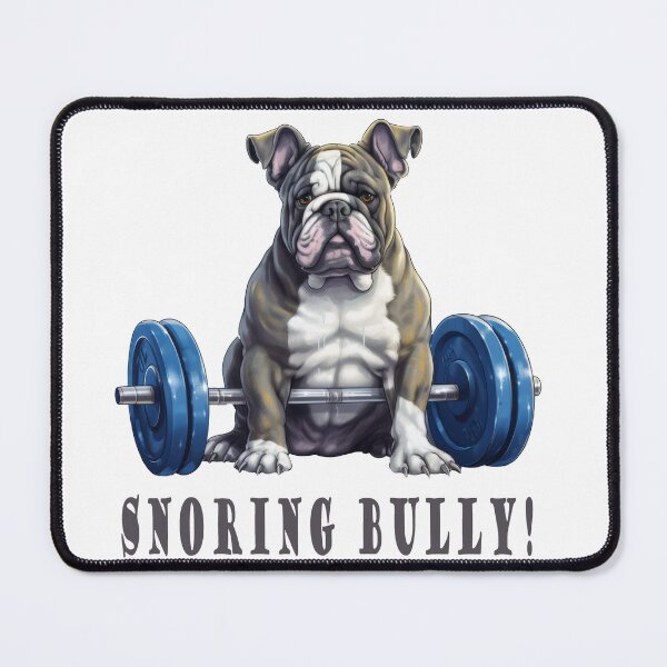Item preview, Bulldog at the gym. Funny strong dog. designed and sold by PhotoRK.